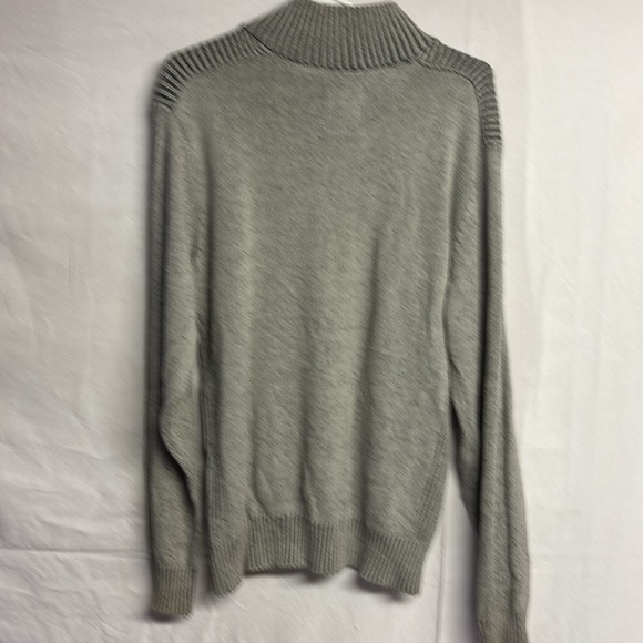 ProJek Raw Mens Pull over Zip Neck Sweater Gray Size Large - Picture 8 of 8